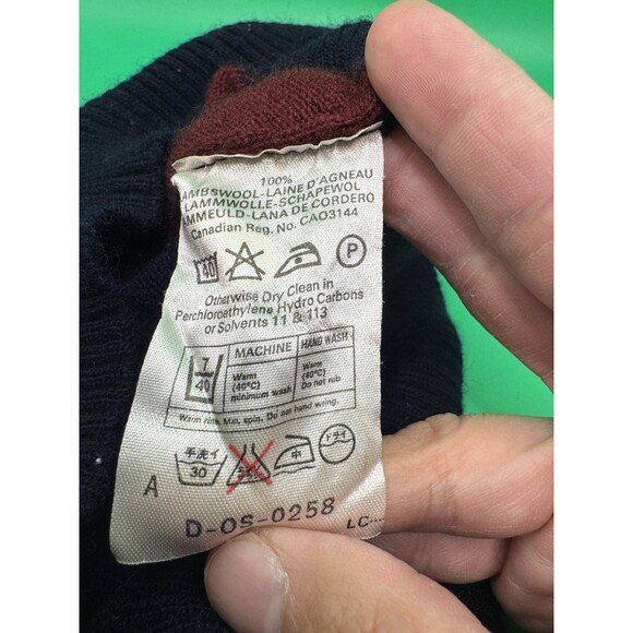 Vintage Jaeger  100% LambsWool Men’s Checkered Red/Blue 40in/102cm - Picture 8 of 8